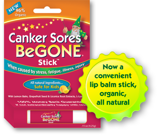 ROBIN BARR ENTERPRISES: Canker Sores BeGone Stick 0.15 oz