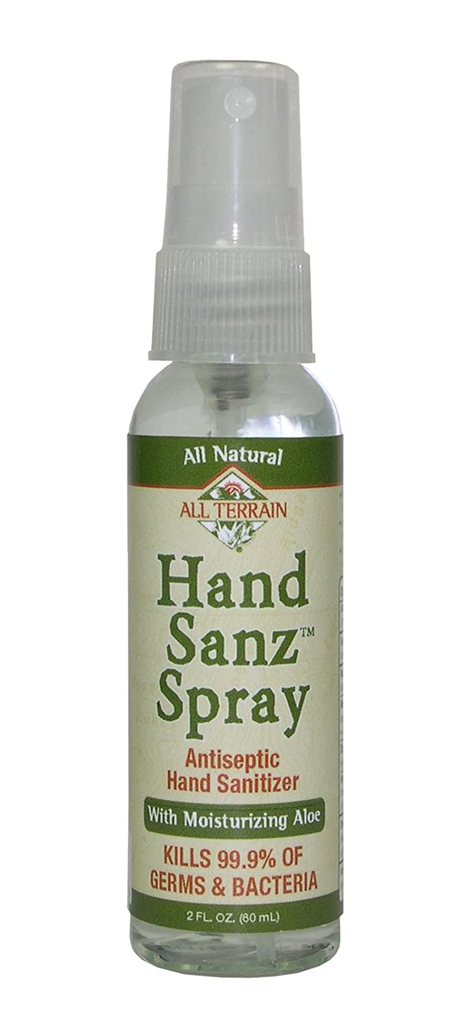 ALL TERRAIN: Hand Sanz Spray Fragrance Free 2 OUNCE