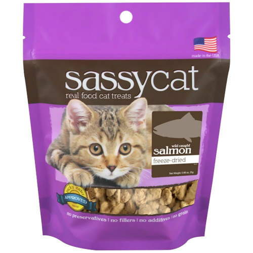 HERBSMITH: Sassy Cat Treats Freeze Dried Salmon 1.25 oz