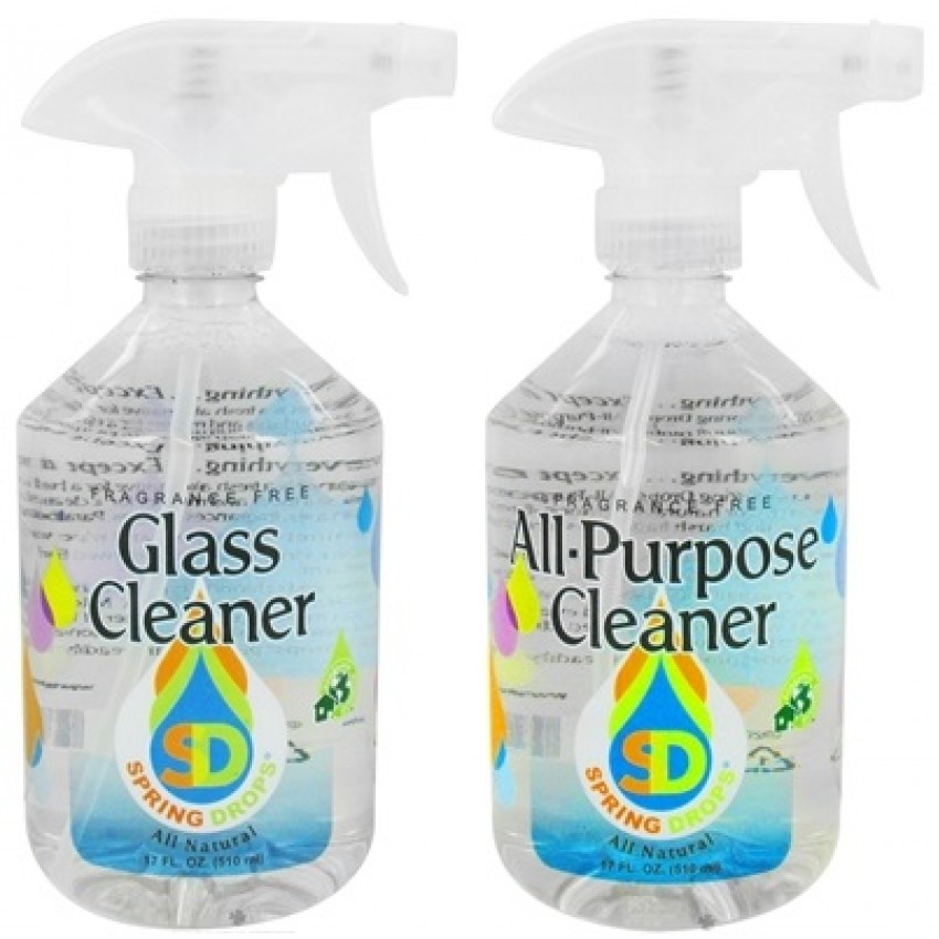 Spring Drops: All Purpose And Glass Cleaner 4 pack
