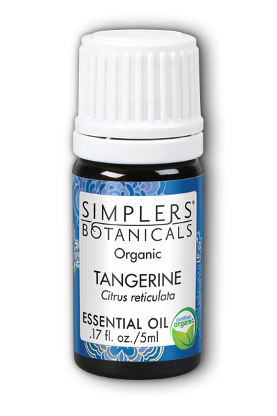 Simplers Botanicals: Tangerine Organic Essential Oil 5ml