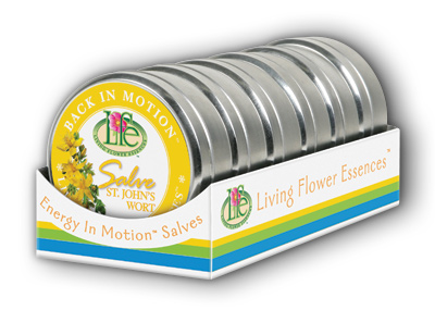 Living Flower Essence: Back in Motion Salve 2.5 oz x 6 Salve