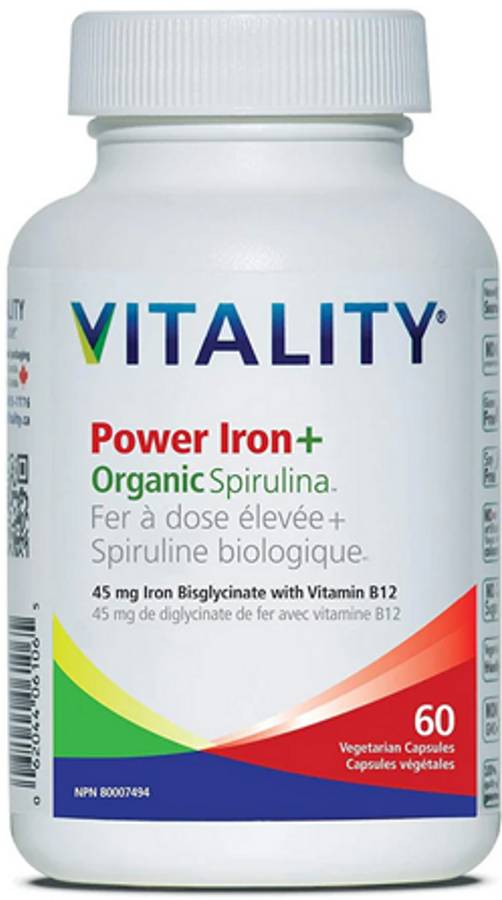 VITALITY Power Iron Plus Spirulina