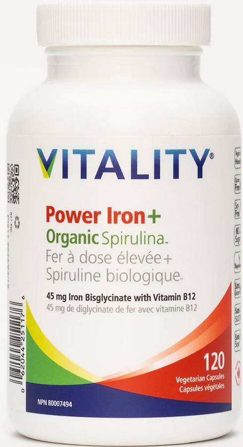 VITALITY Power Iron Plus Spirulina