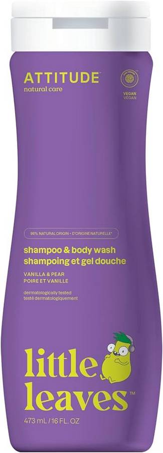 ATTITUDE: Little Leaves 2-In-1 Shampoo Vanilla & Pear 16 OUNCE