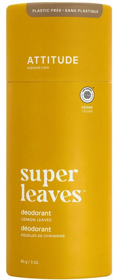 ATTITUDE: Super Leaves Deodorant Lemon Leaves 3 OUNCE