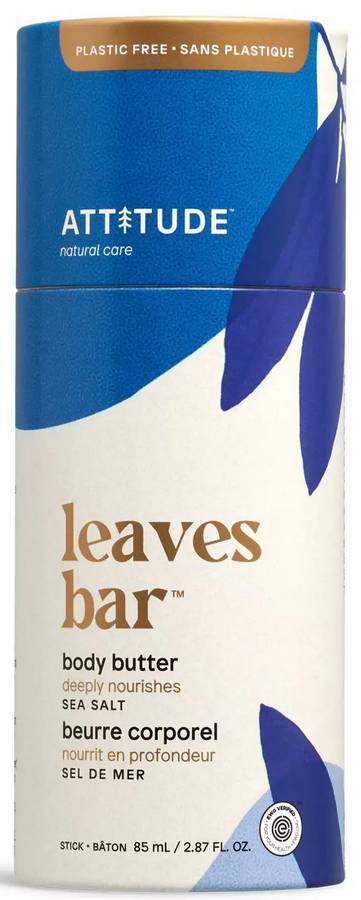 ATTITUDE: Leaves Bar Body Butter Sea Salt 3 OUNCE