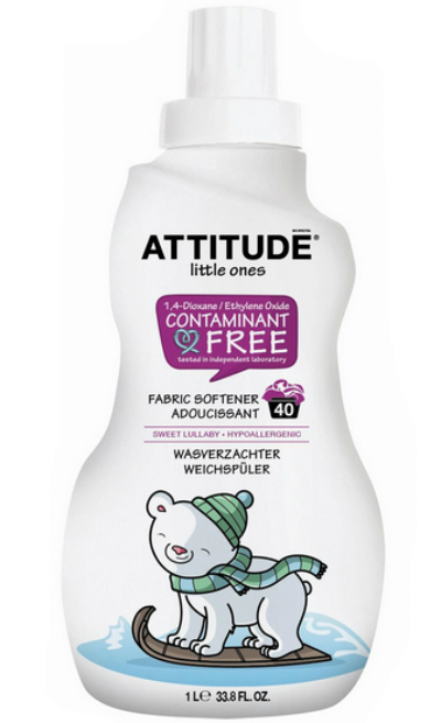 ATTITUDE: Little Ones Fabric Softener for Baby 40 Loads Sweet Lullaby 33.8 oz