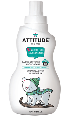 ATTITUDE: Sensitive Skin Care Natural Fabric Softener - Baby 33.8 oz