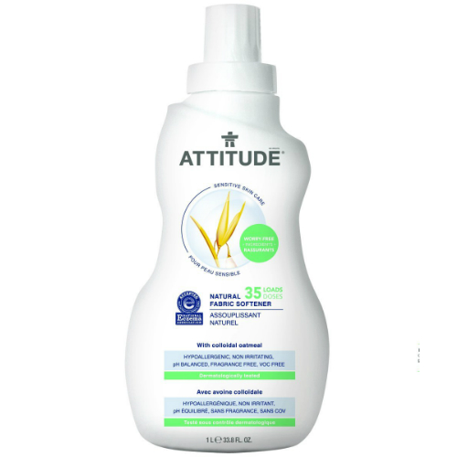 ATTITUDE: Sensitive Skin Care Natural Fabric Softener 33.8 oz
