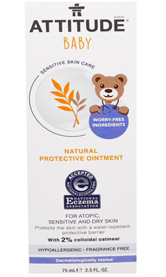 Sensitive Skin Care Natural Protective Ointment - Baby 2.5 oz from ATTITUDE