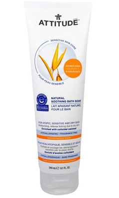 Sensitive Skin Care Natural Soothing Bath Soak 8.1 oz from ATTITUDE