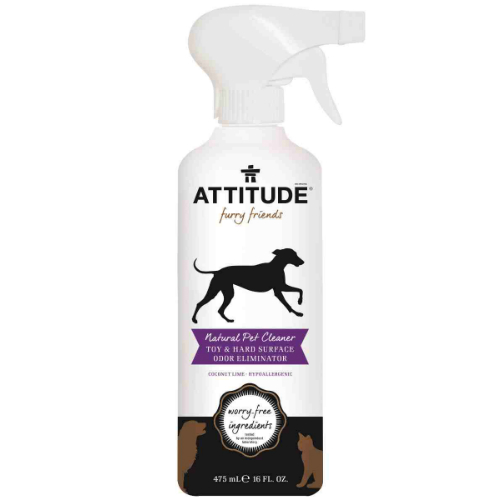 ATTITUDE: Natural Pet Cleaner & Odor Destroyer for Multi Surfaces 16 oz