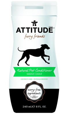 Natural Pet Conditioner Detangler Shiny Coat 8 oz from ATTITUDE