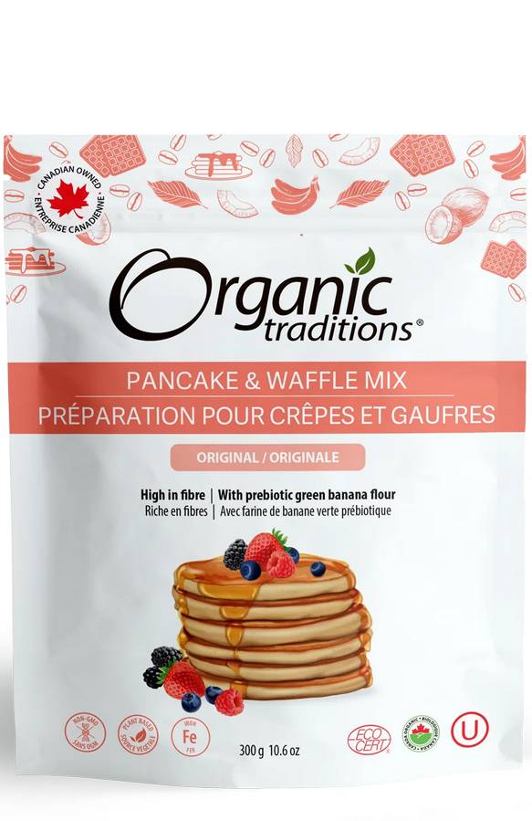 ORGANIC TRADITIONS: Pancake & Waffle Mix Original 10.5 OUNCE