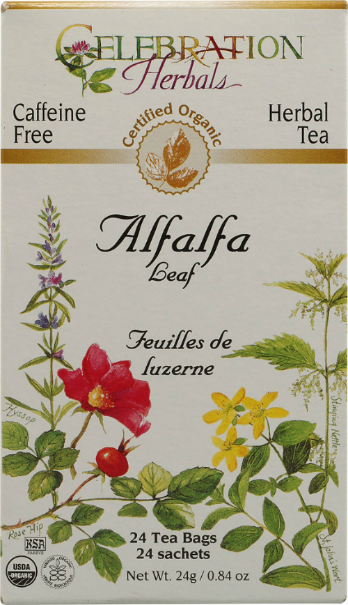 Alfalfa Leaf Tea Organic, 24 bag