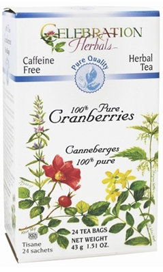 Celebration Herbals: 100% Pure Cranberry Tea Organic 24 bag