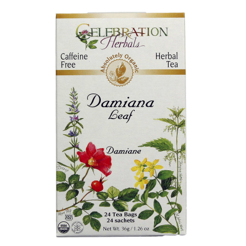 Damiana Leaf Tea Organic 24 bag from Celebration Herbals