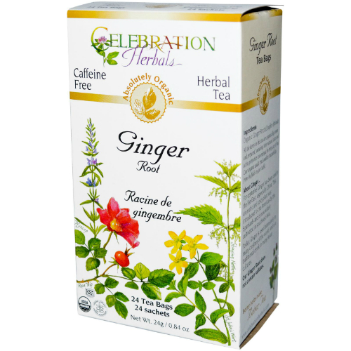 Celebration Herbals: Ginger Root Tea Organic 24 bag