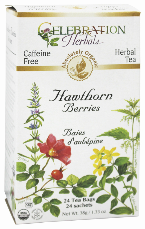 Celebration Herbals: Hawthorn Berries Tea Organic 24 bag