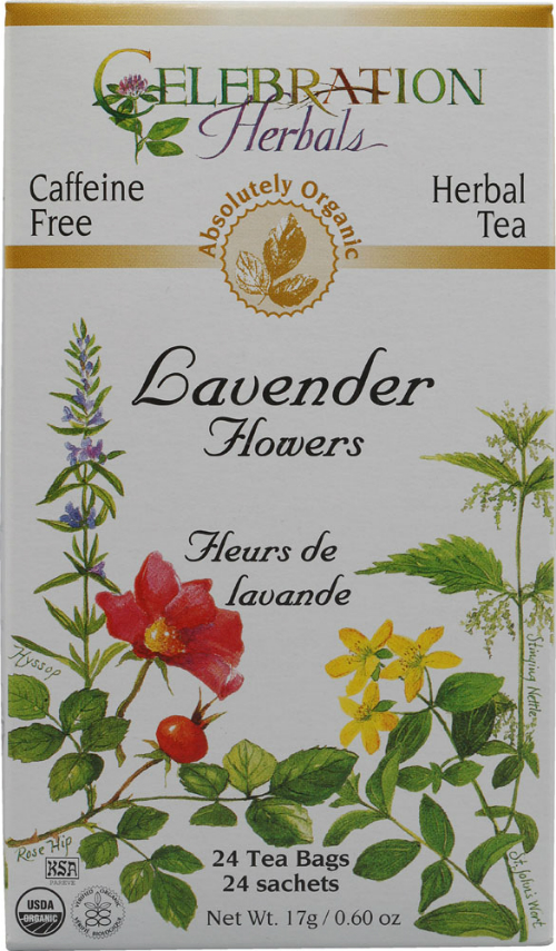 Celebration Herbals: Lavender Flowers Tea Organic 24 bag