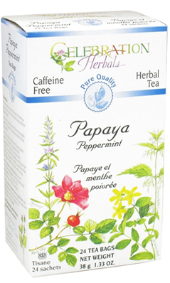 Celebration Herbals: Papaya Peppermint Tea Organic 24 bag