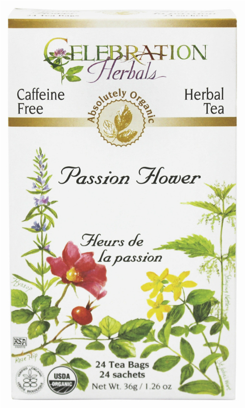 Passion Flower Tea Organic 24 bag from Celebration Herbals