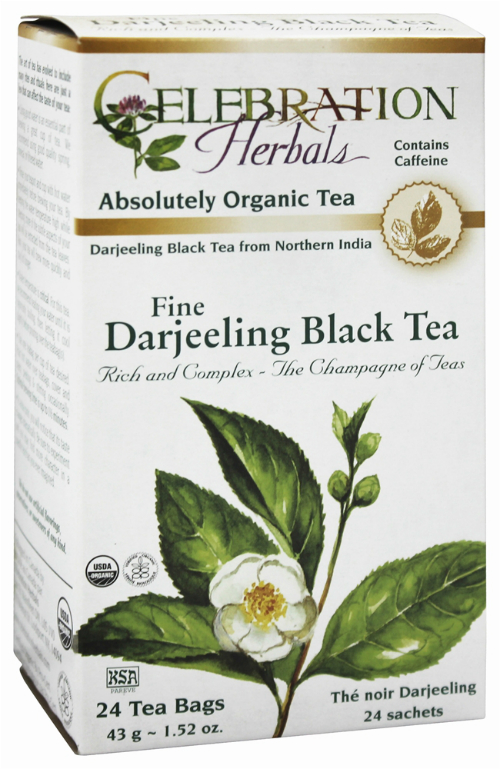 Celebration Herbals: Black Tea Darjeeling Organic 24 bag