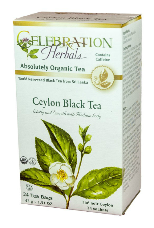 Celebration Herbals: Ceylon Black Tea Organic 24 bag