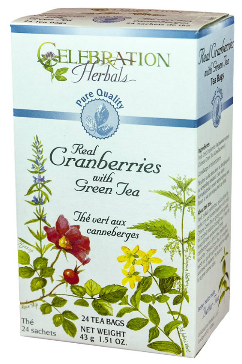 Cranberries w/Green Tea PQ 34 bag from Celebration Herbals