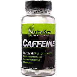 CAFFEINE 200 mg 100 capsules from NUTRAKEY