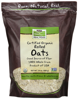 ORGANIC ROLLED OATS   24 oz 24 oz from NOW
