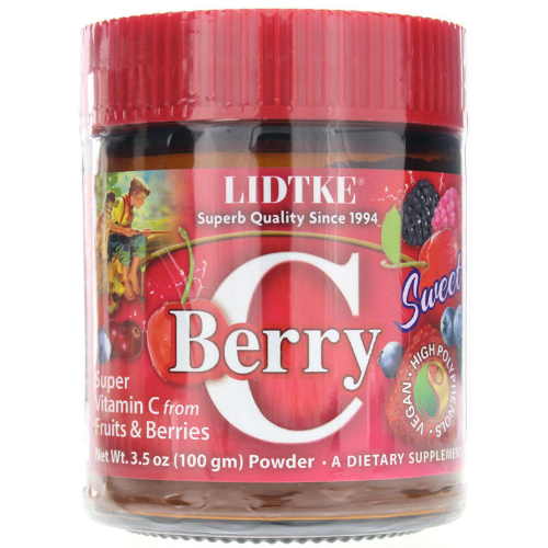 LIDTKE: Berry-C Super Vitamin C Powder - Sweet 3.5 oz