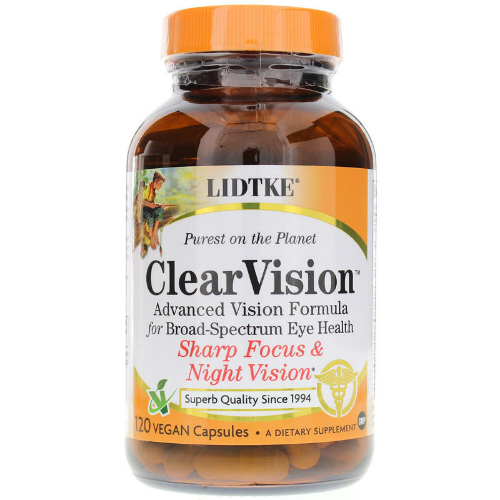 LIDTKE: Clear Vision Veggie Capsules 120 cap vegi