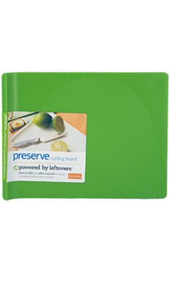 PRESERVE: Plastic Cutting Board Apple Green Small 1 ct