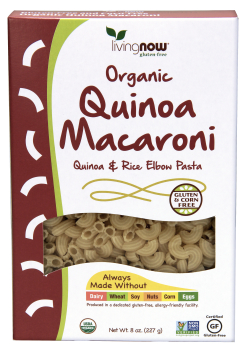 NOW: Organic Quinoa Macaroni Pasta 8oz (227g)