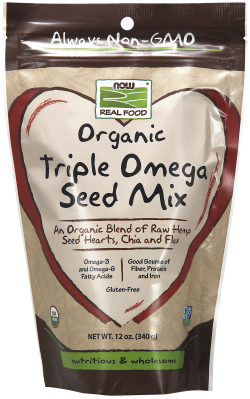 NOW: Organic Triple Omega Seed Mix 340 Grams