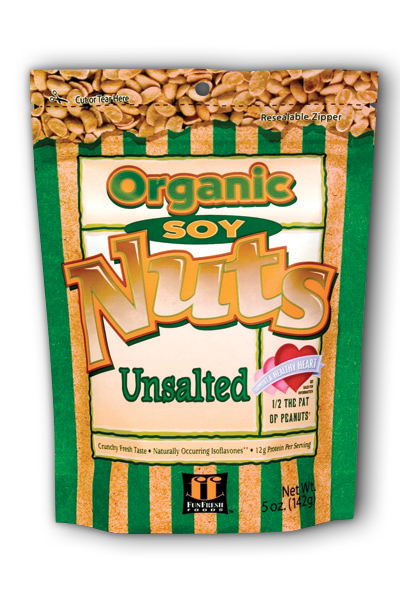 FunFresh Foods: Roasted Soynuts without Salt 5 Nut Unsalted