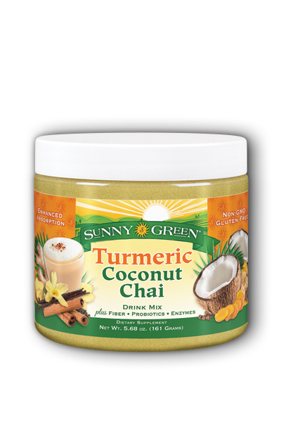 Sunny Green: Turmeric Coconut Chai Drink Mix 5.68oz