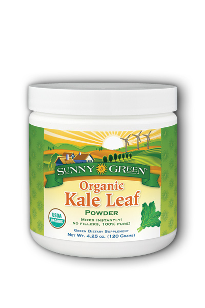 Sunny Green: Kale Leaf Organic Powder 4.25oz (120 Grams)