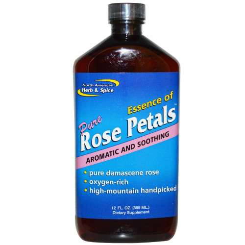 NORTH AMERICAN HERB & SPICE: Essence of Pure Rose Petals 12 oz