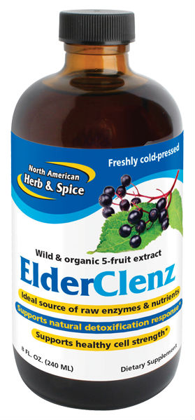 NORTH AMERICAN HERB & SPICE: ElderClenz Wild Org. 5 Berry Ext. 8 OZ