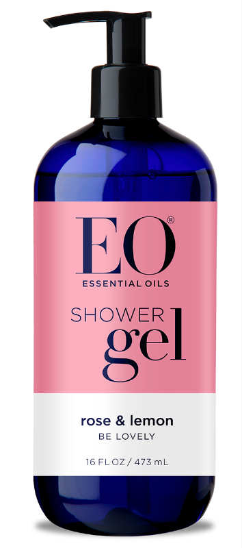 EO PRODUCTS: Shower Gel Rose & Lemon 16 ounce