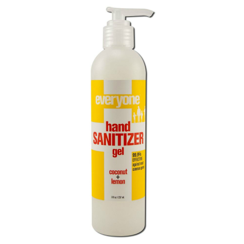 EO PRODUCTS: Everyone Hand Sanitizer Gel Coconut Oil & Lemon 8 oz