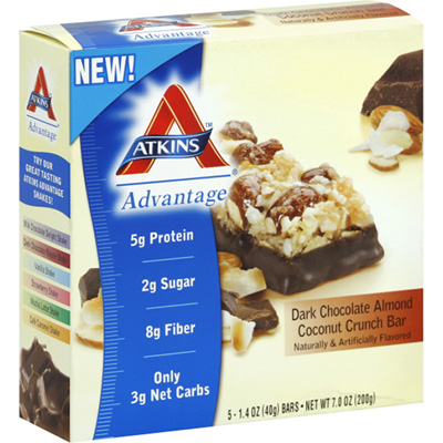 Atkins Nutritionals: Dark Choc Almond Coconut Crunch 5/box