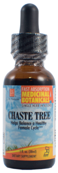L A Naturals: Chaste Tree Berry Organic 1 oz