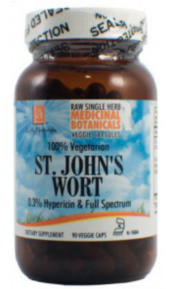L A Naturals: St. Johns Wort Raw Herb 90 vgc