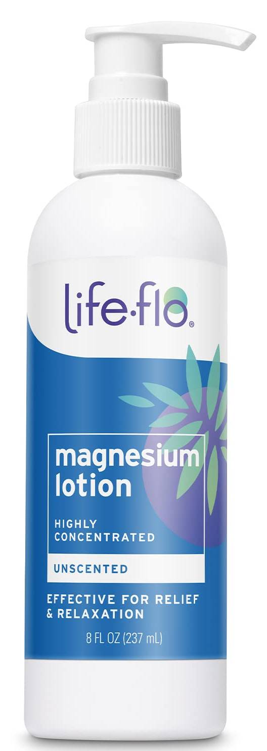 LifeFlo: Magnesium Lotion, Unscented 8oz