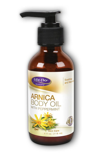 Life-flo health care: Arnica Oil w/ Peppermint 4 oz
