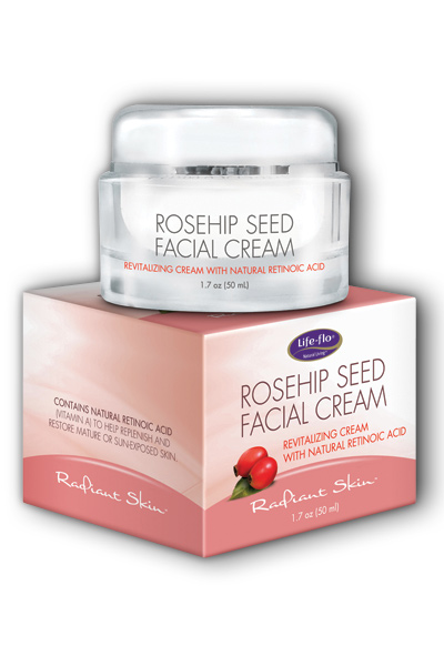 Life-flo health care: Rosehip Seed Facial Cream (Floral) 1.7 oz Cream